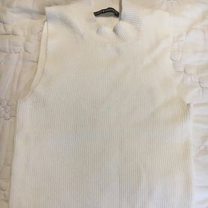 Brandy Melville Ribbed Mock Neck Tank